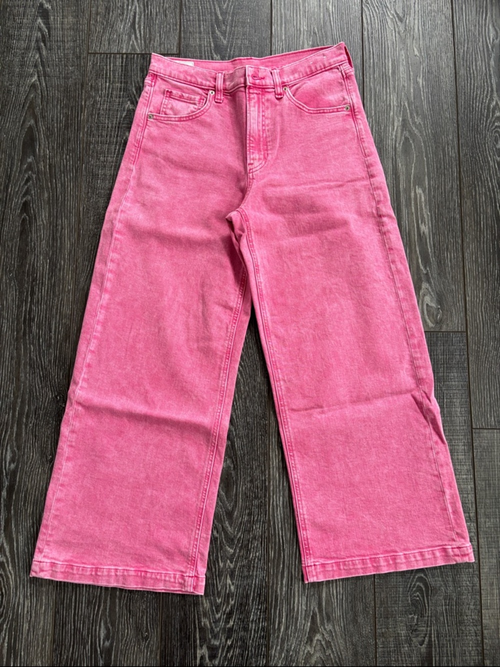 Like New GAP Pink High Rise STRIDE Ankle Jeans 29/8R